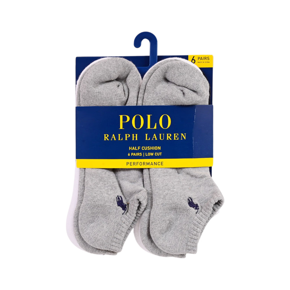 RL PERFORMANCE LOW CUT SOCKS P-6 827480PK23 MULTI (IR)