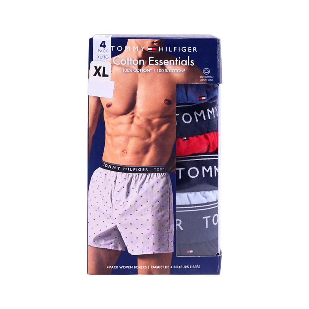 TH MEN WOVEN BOXER P-4 09T4593-961 XL MULTI IR