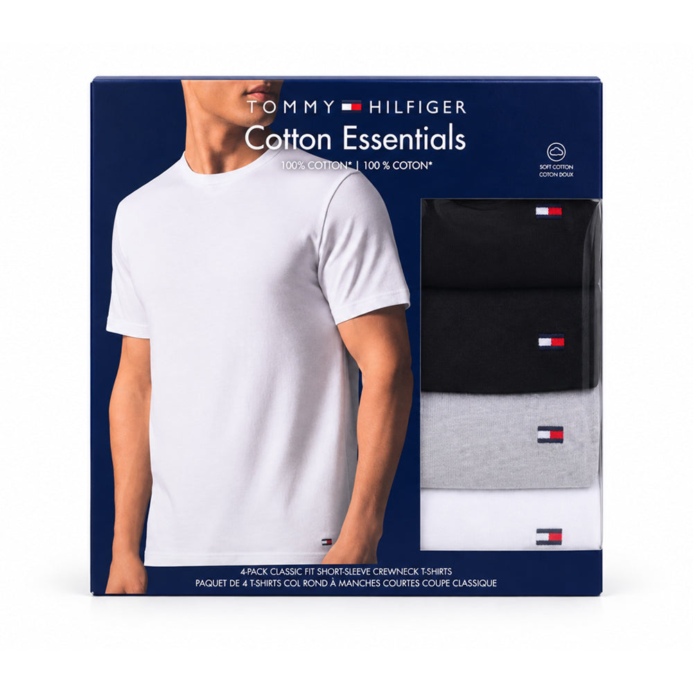 TH MEN S/S R-NECK UNDERSHIRT P-4 09T4559-028 M MULTI IR