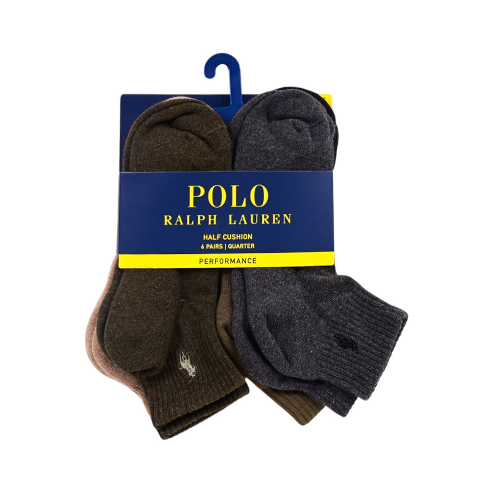 RL MEN PERFORMANCE ANKLE SOCKS P-6 824480 PKZ3 MULTI (IR)