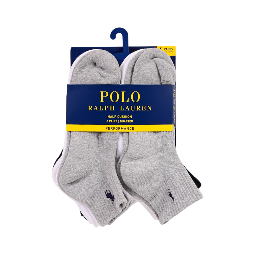 RL MEN PERFORMANCE ANKLE SOCKS P-6 824480 PKZ3 GHAST (IR)