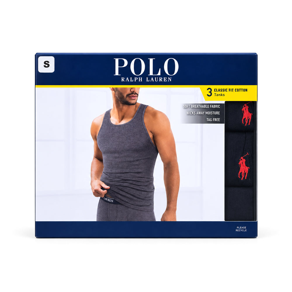 RL MEN SANDO VEST P-3 NCTKP3-PBD BLK S (IR)