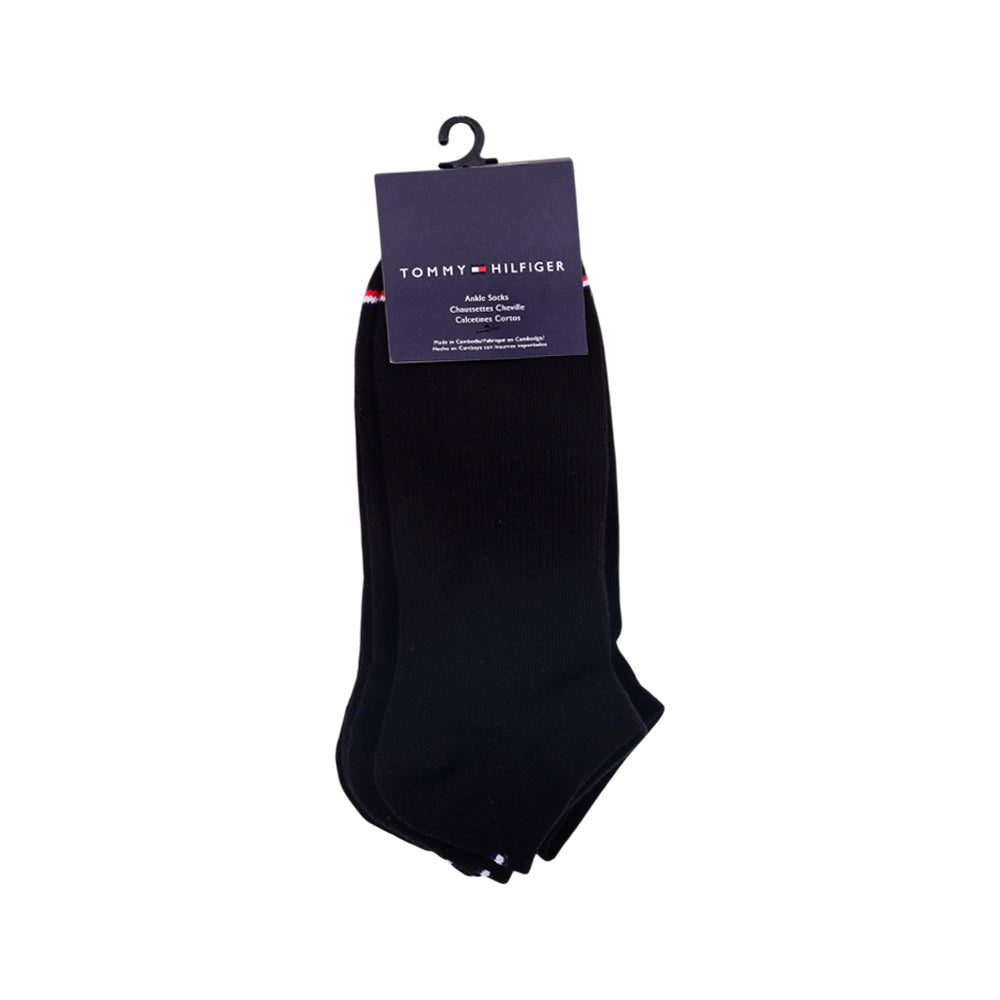 TH MEN ANKLE SOCKS P-3 7858918-078  BLK (IR)