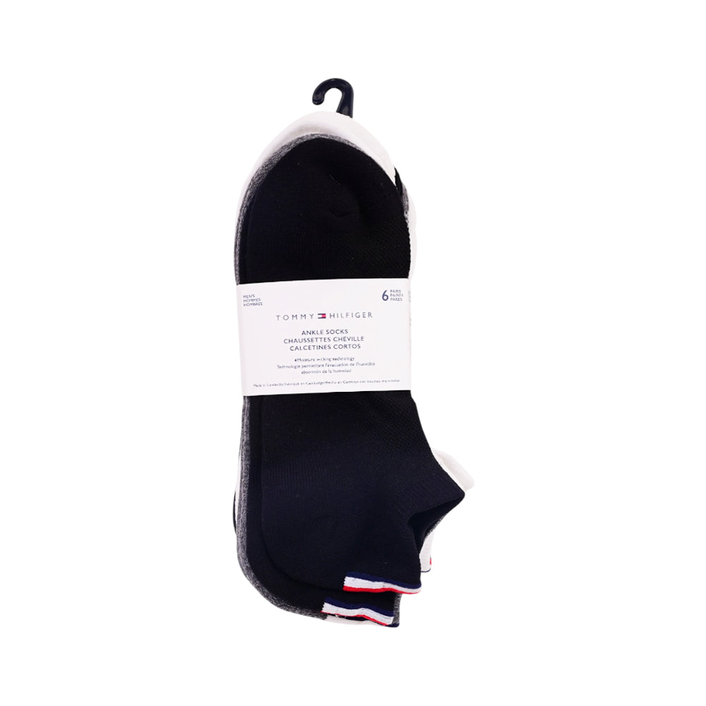 TH MEN ANKLE SOCKS P-6 XM04515-001 MULTI (IR)