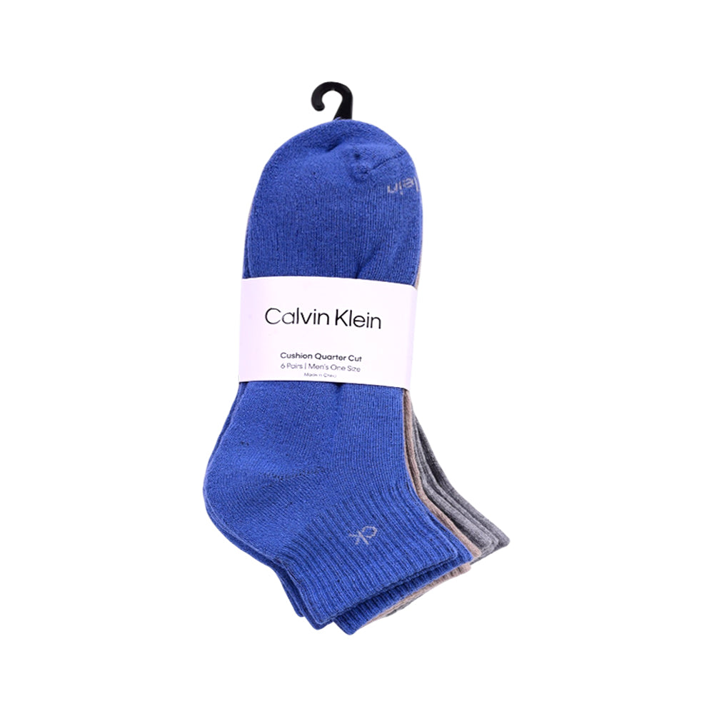 CK MEN ANKLE SOCKS  P-6 CKM213QT03013 MULTI (IR)
