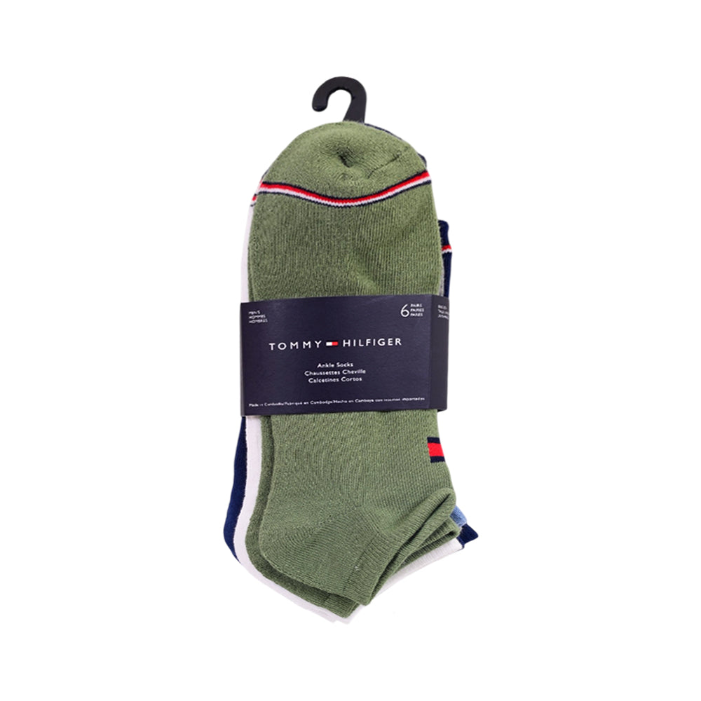 TH MEN ANKLE SOCKS P-6 XM05769-300 MULTI  (IR)