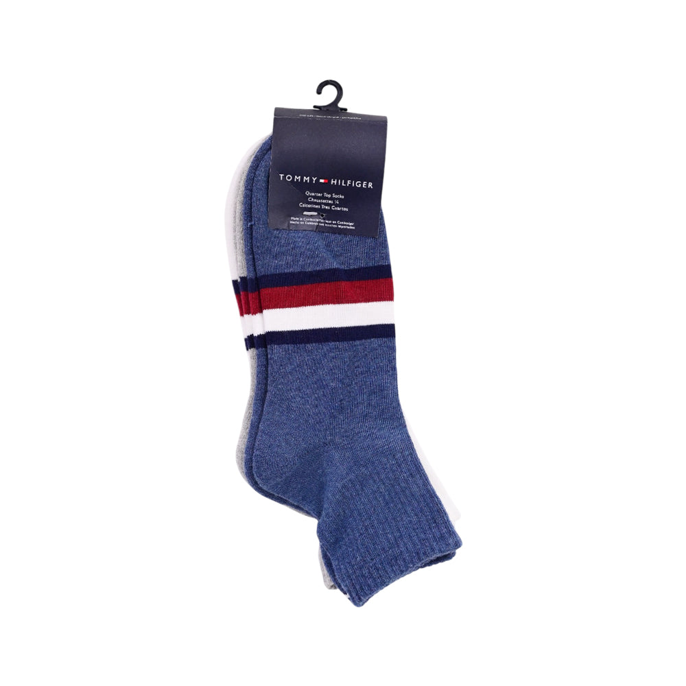TH MEN HIGH ANKLE SOCKS P-3 XM05737-401 MULTI (IR)