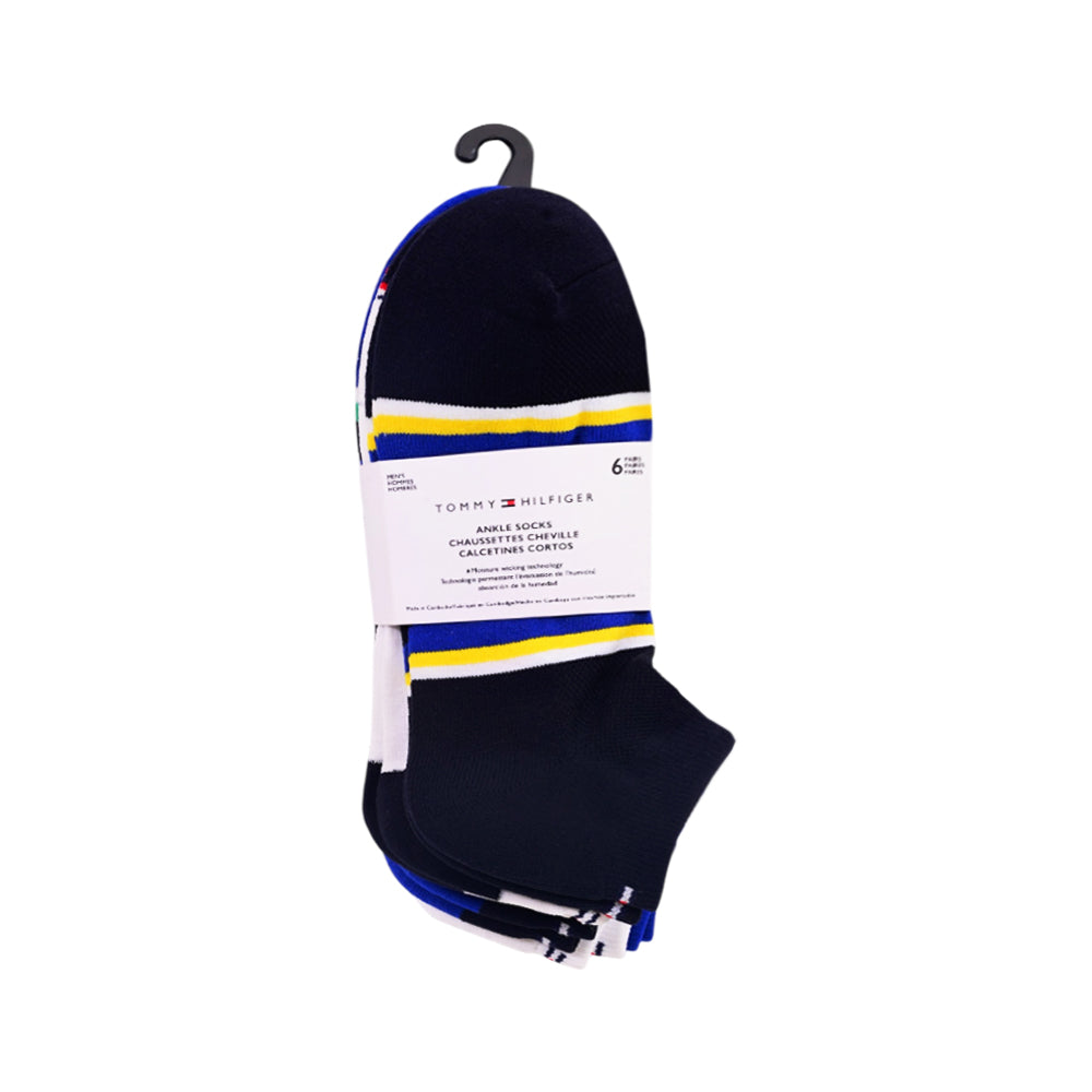 TH MEN ANKLE SOCKS P-6 XM07378-400 MULTI (IR)