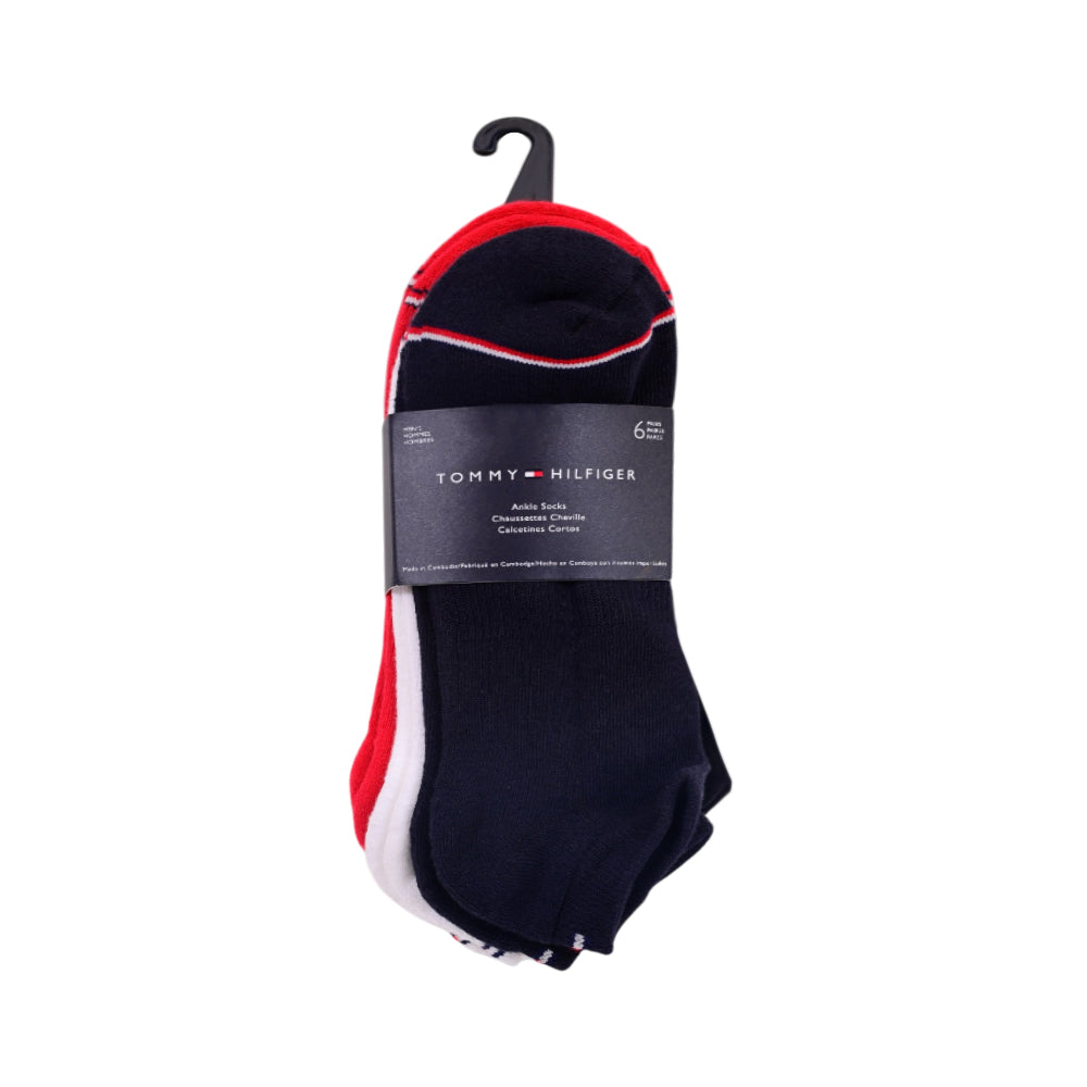 TH MEN ANKLE SOCKS P-6 78C9065-410 MULTI  (IR)