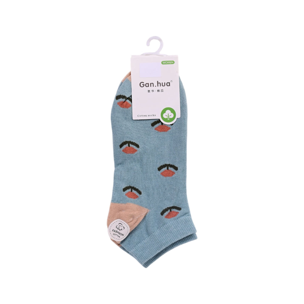 LADIES ANKLE COTTON SOCKS MIX 1P B8-26