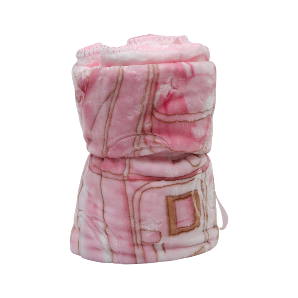 BABY BLANKET 44X56 PINK ZHW-26