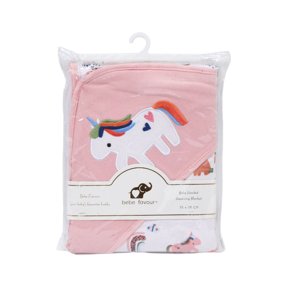 BABY COTTON WRAPPING SHEET HOODED ZHS-26 H/M