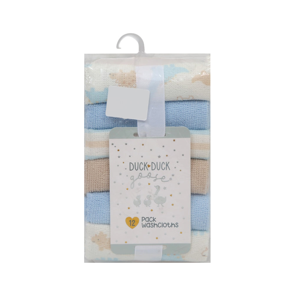 BABY 12PC FACE TOWEL ZHS-26 H/M (Multi Color)