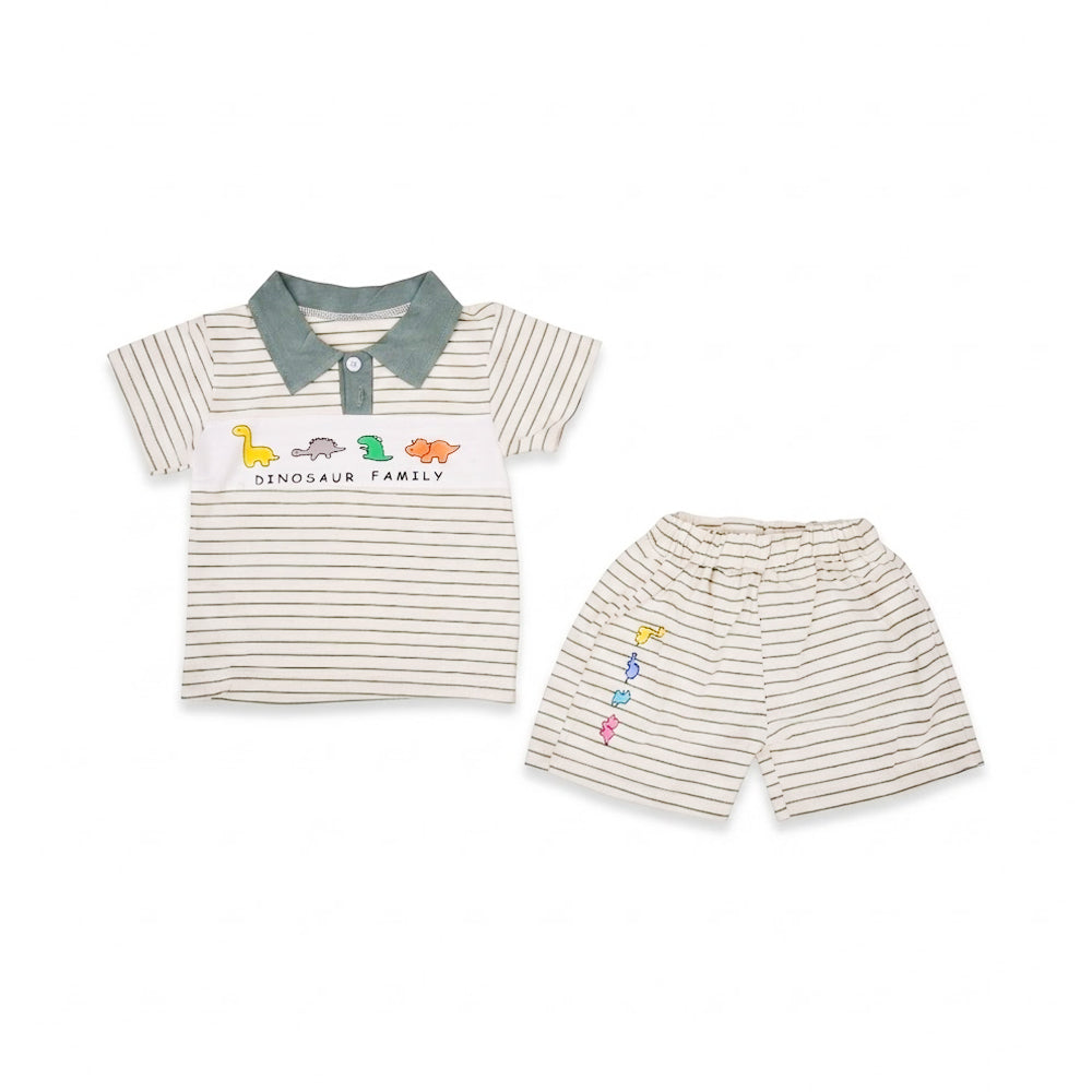 BOYS S/S 2PC KNICKER SUIT MIX COL ZHS-26 18-24M 012 FK