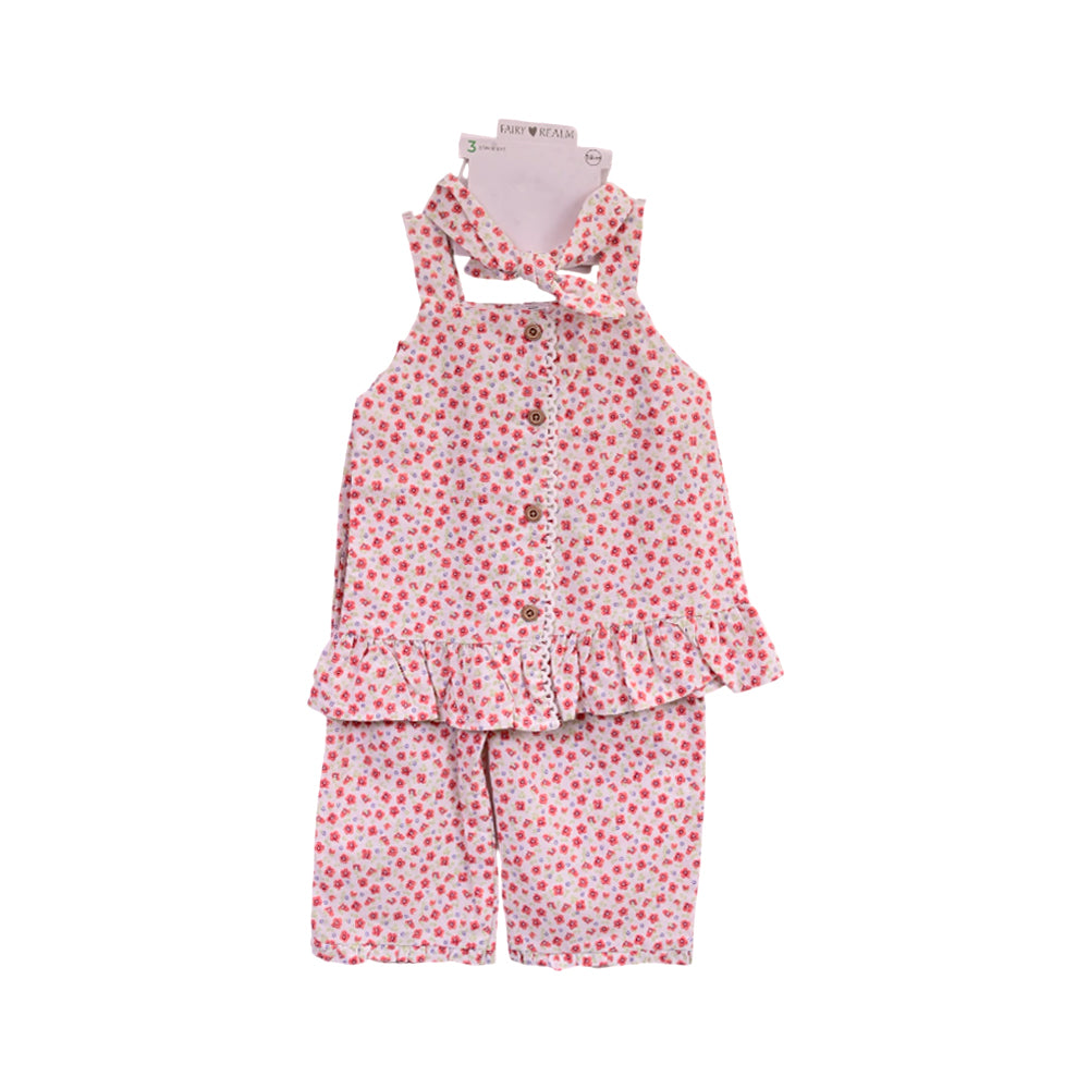 GIRLS S/L 3PC CAPRI SUIT ZHS-26 18-24M 025 FK
