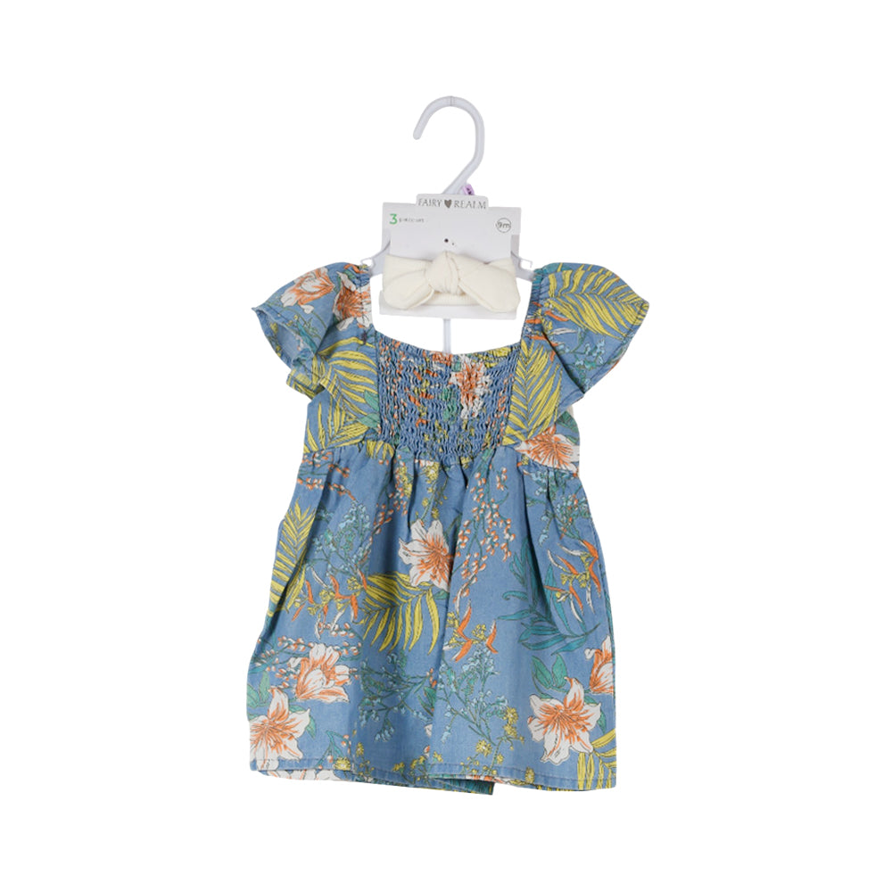 GIRLS S/S 3PC TIGHT SUIT ZHS-26 9-12M 026 FK