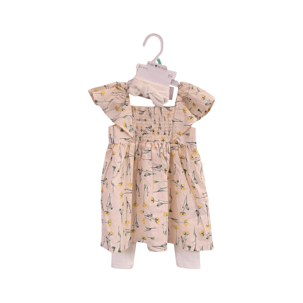 GIRLS S/S 3PC TIGHT SUIT ZHS-26 18-24M 026 FK