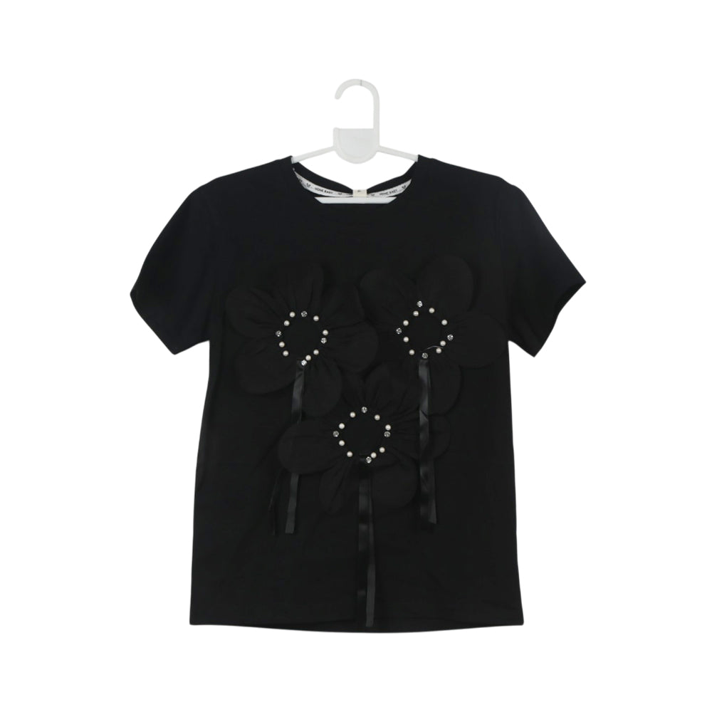 GIRLS S/S FANCY BLOUSE MIX COL ZHS-26 5-6 YEAR 008 AT
