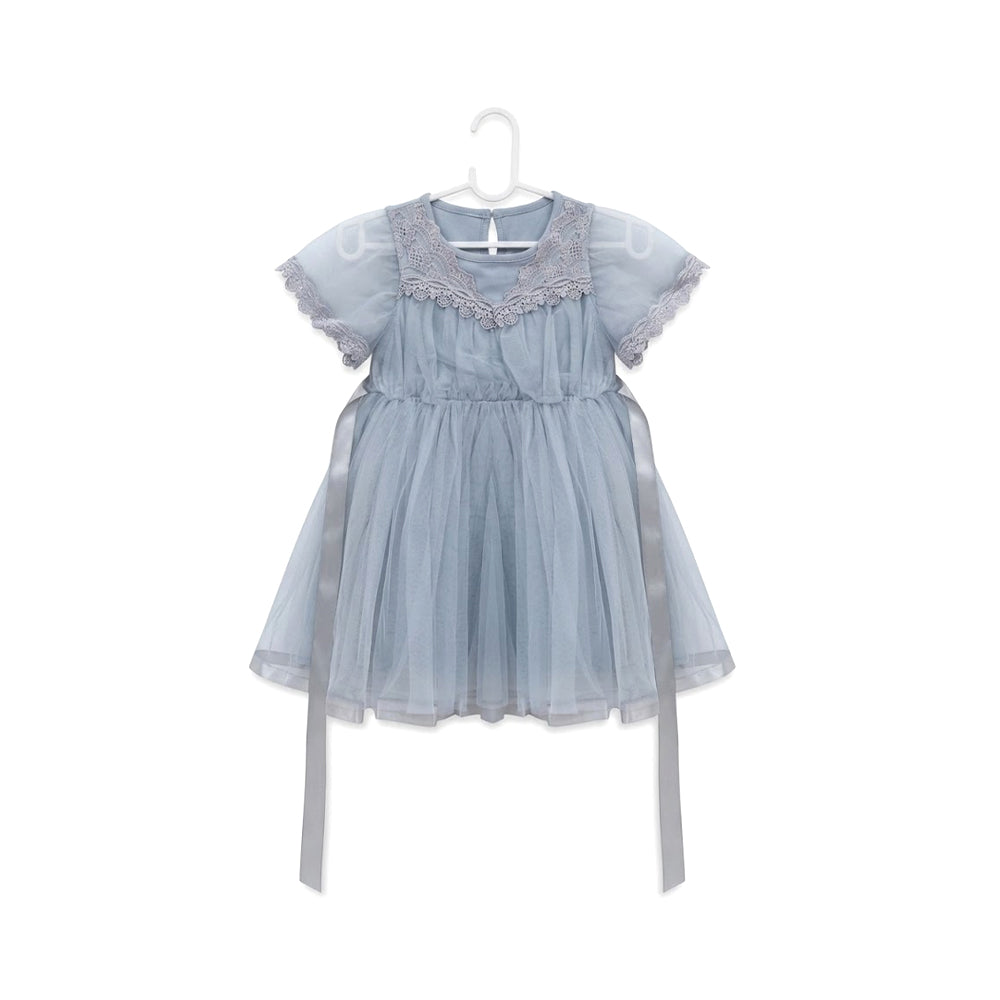 GIRLS CAPSLV FANCY FROCK MIX COL ZHS-26 2-3 YEAR 011 AT