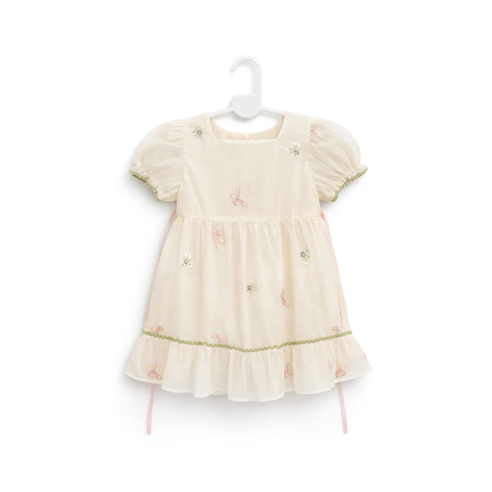 GIRLS S/S FANCY FROCK  ZHS-26 2-3 YEAR 024 AT