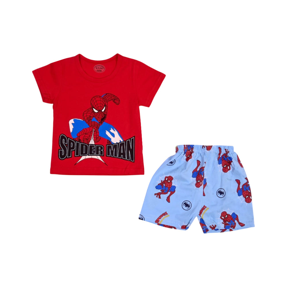 BOYS S/S 2PC KNICKER SUIT MIX COL ZHS-26 9-12M 108 W/G