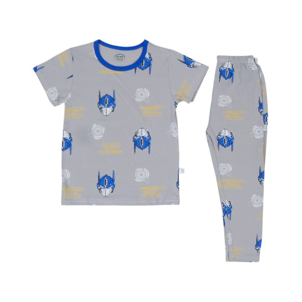 UNISEX L/S 2PC SLEEPING SUIT MIX COL ZHS-26 6-7YEAR 1011 W/G