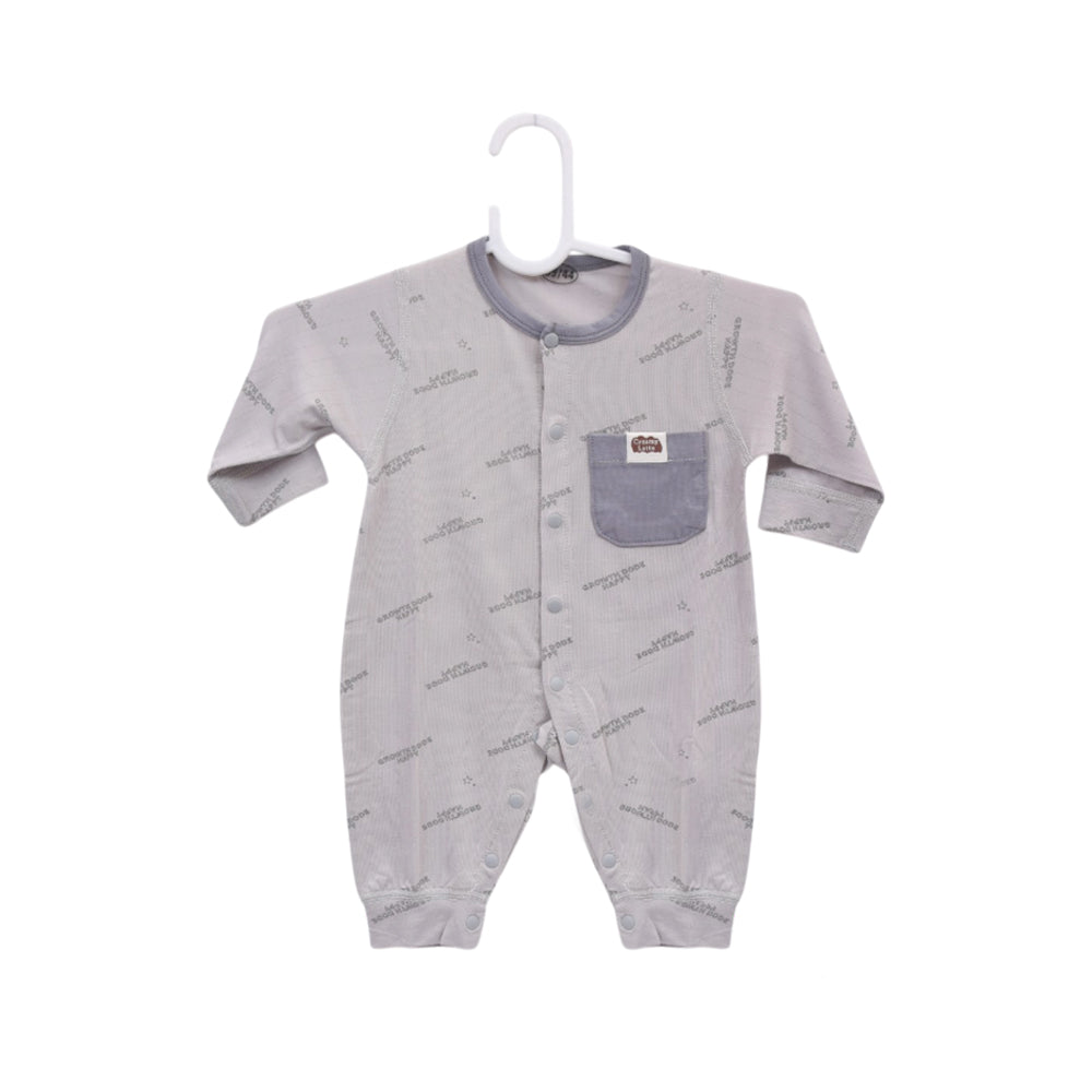 BOY L/S PRINTED ROMPER L/W (A) MIX COL ZHS-26 N-B 1013 W/G