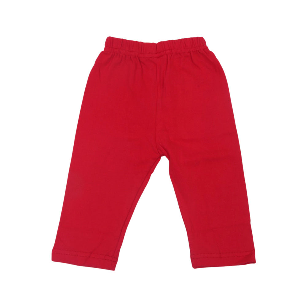 GIRLS TIGHTS PLAIN RED 3-6M ZHS-26 H.C