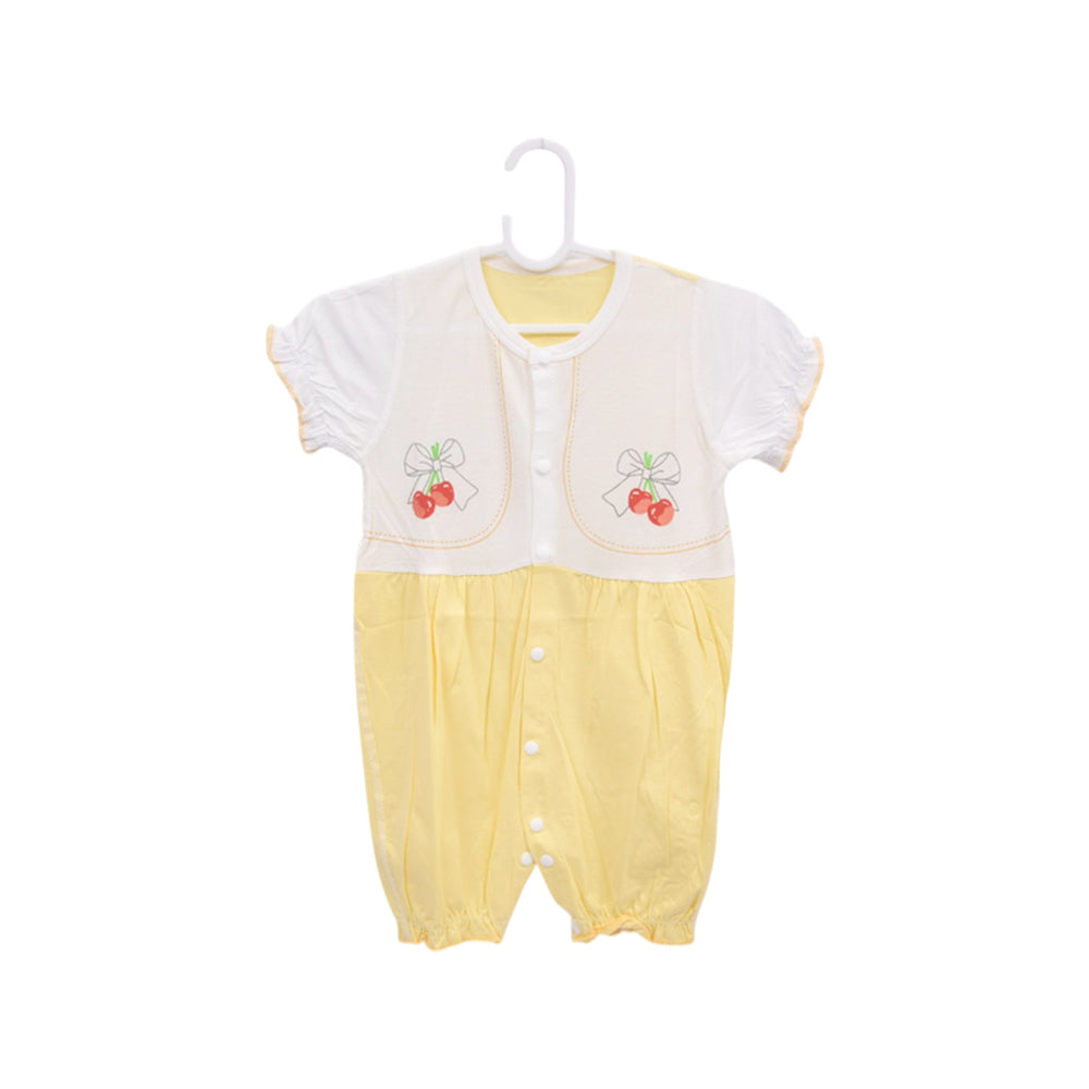 GIRLS S/L ROMPER ZHS-26 6-9M C-017 W.G