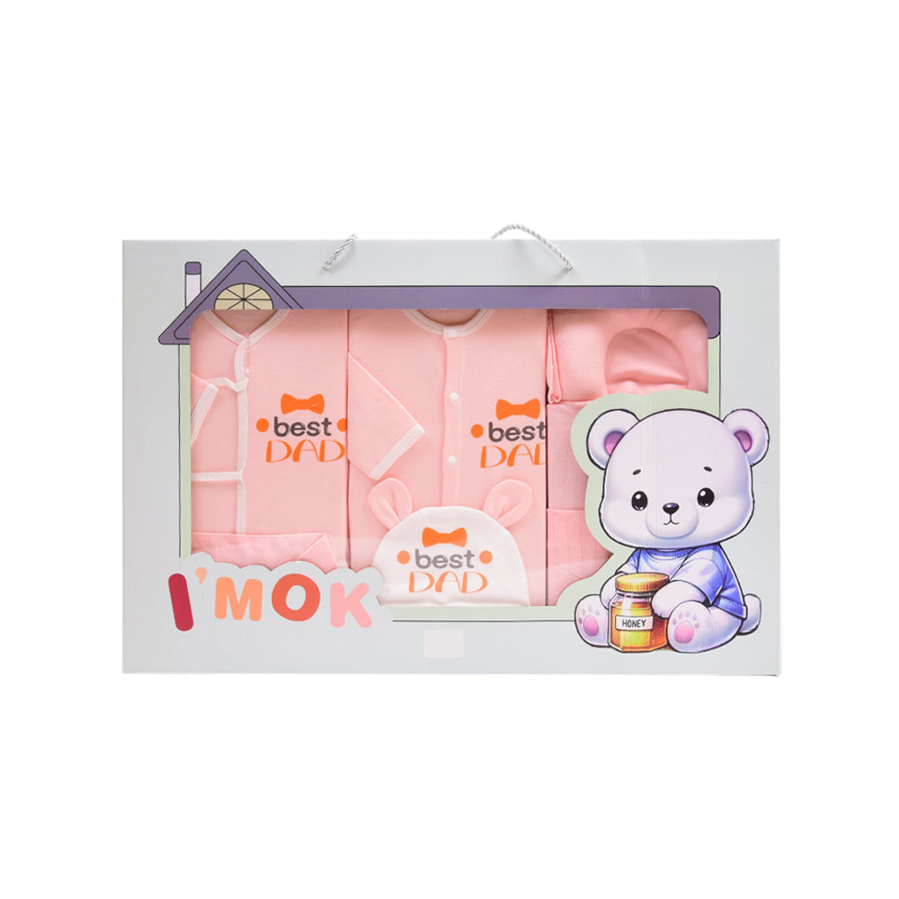 BABY 10PC GIFT SET BOX PRINTED PEACH IRS-26 8203