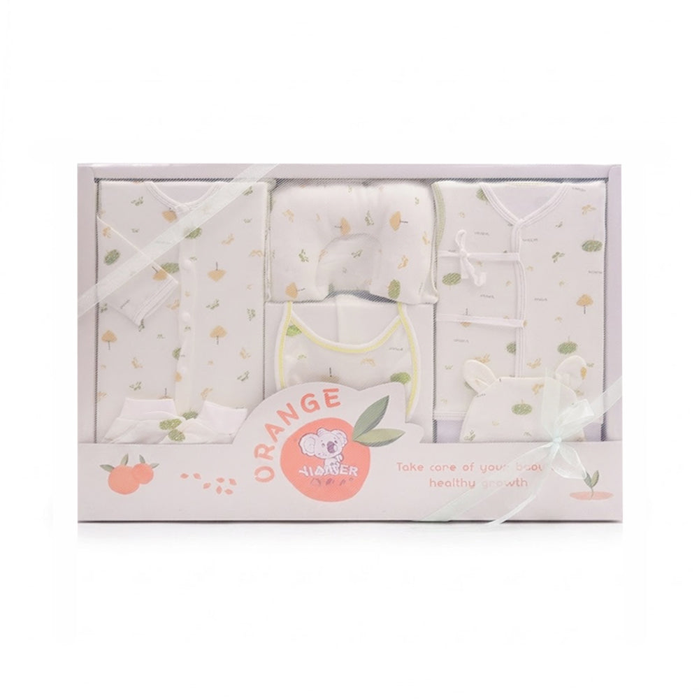 BABY 8PC GIFT SET BOX PRINTED WHITE IRS-26 251-1