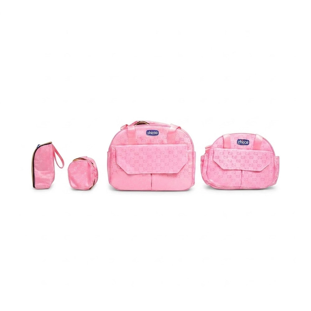 BABY 4PC DIAPER BAG CHICO PINK IRS-26 9085