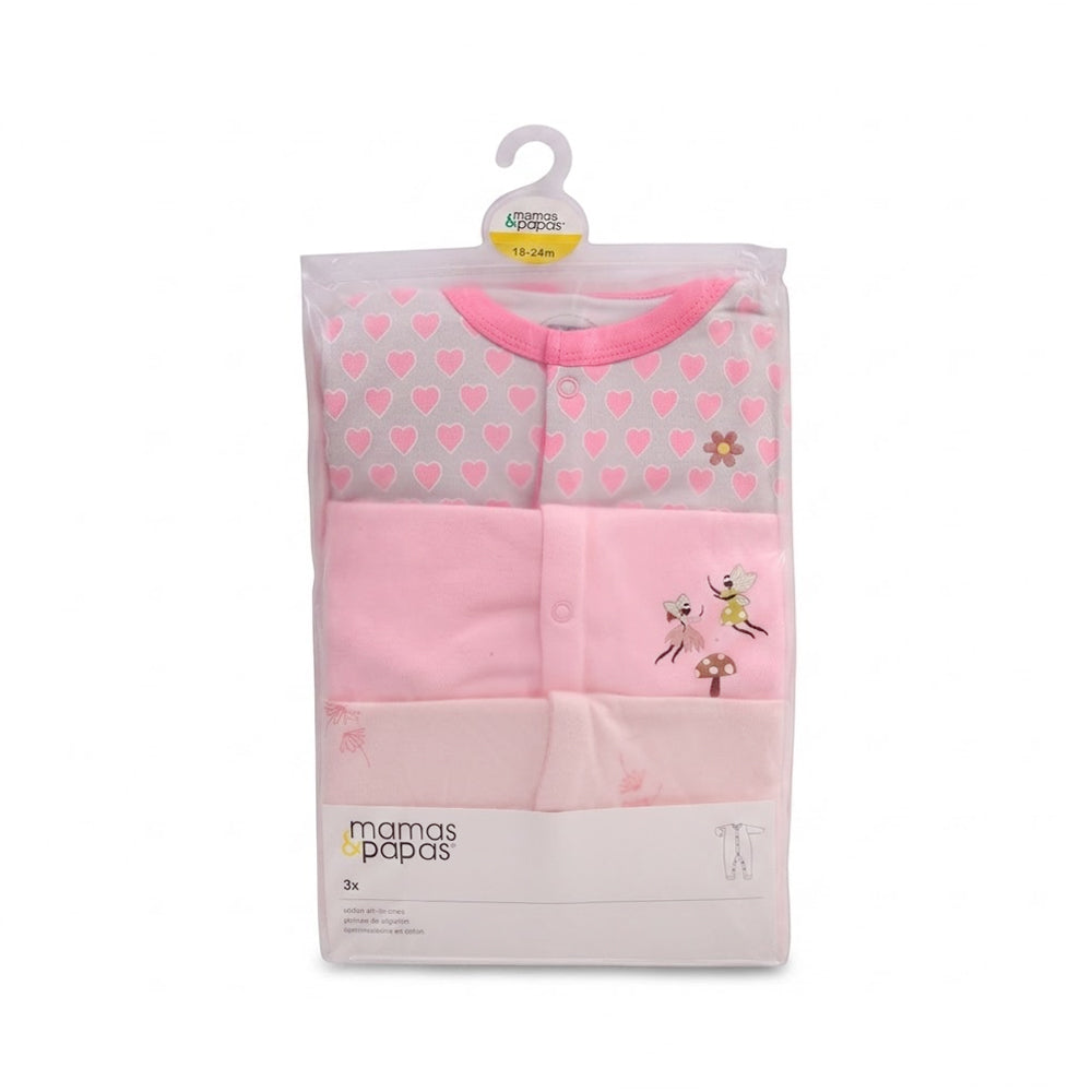GIRLS L/S 3PC SLEEP SUIT IRS-26 18-24M MP15