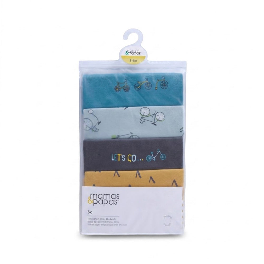 BOYS S/S 5PC BODY SUIT IRS-26 3-6M MP-02