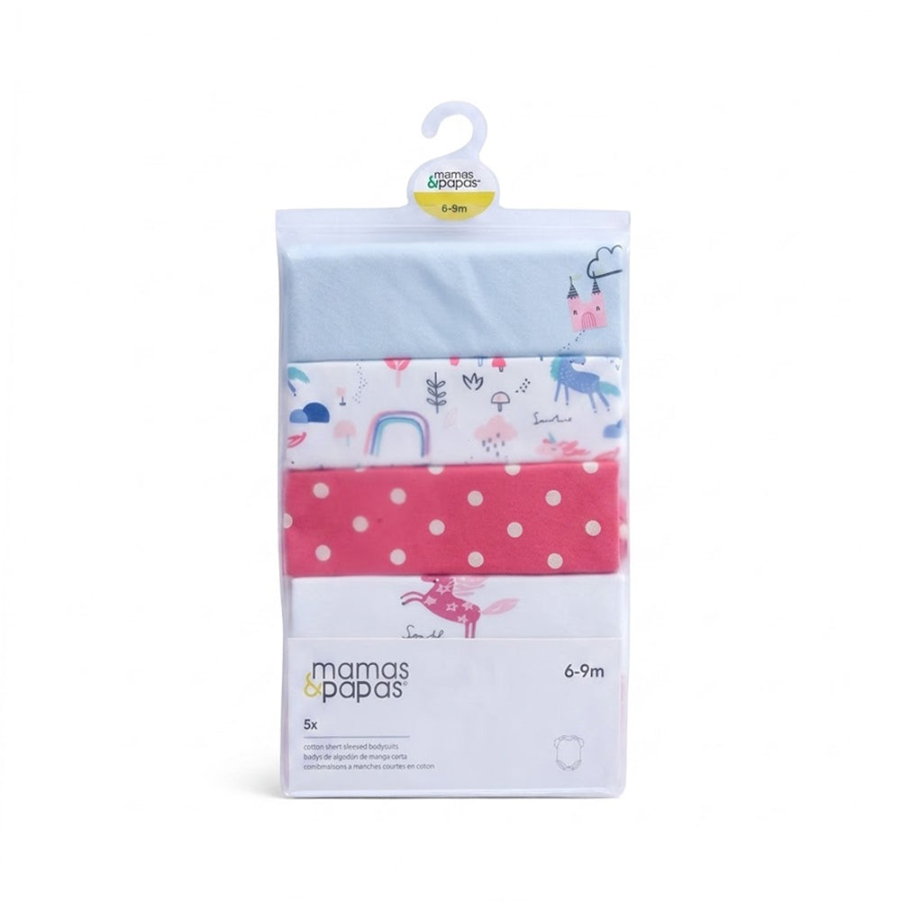 GIRLS S/S 5PC BODY SUIT IRS-26 6-9M MP-02