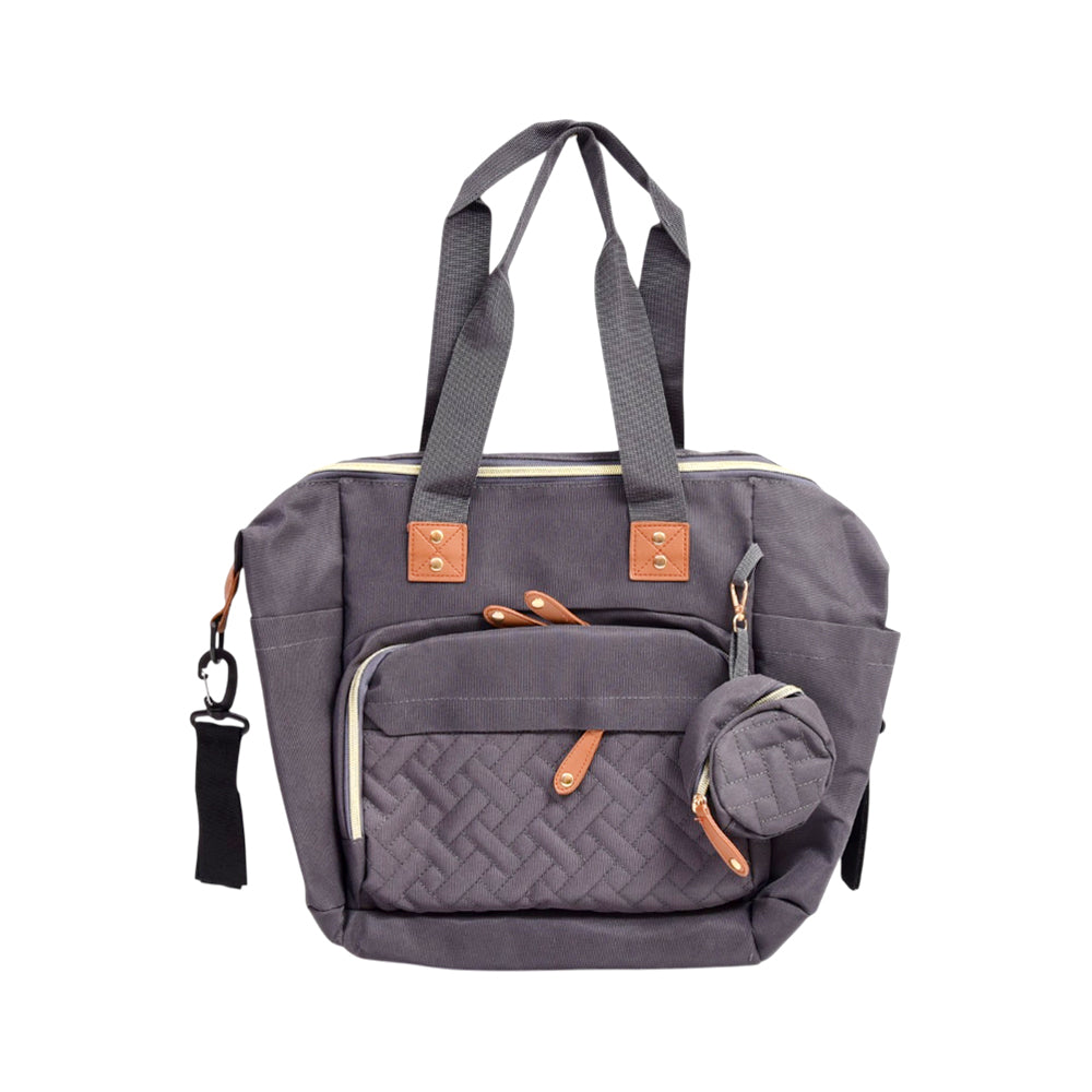 BABY DIAPER BAG D GREY IRS-26 MB-65