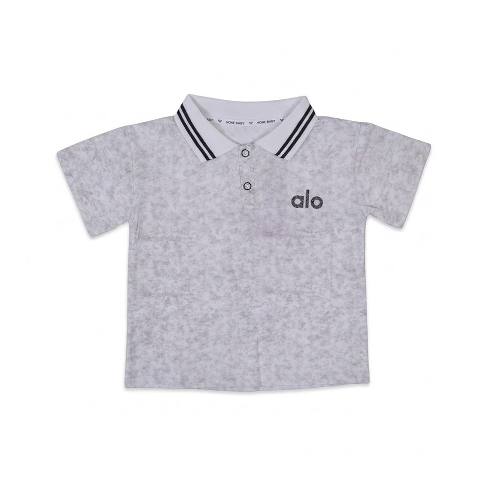 BOYS S/S POLO T SHIRT WHITE IRS-26 2-3 YEAR 016