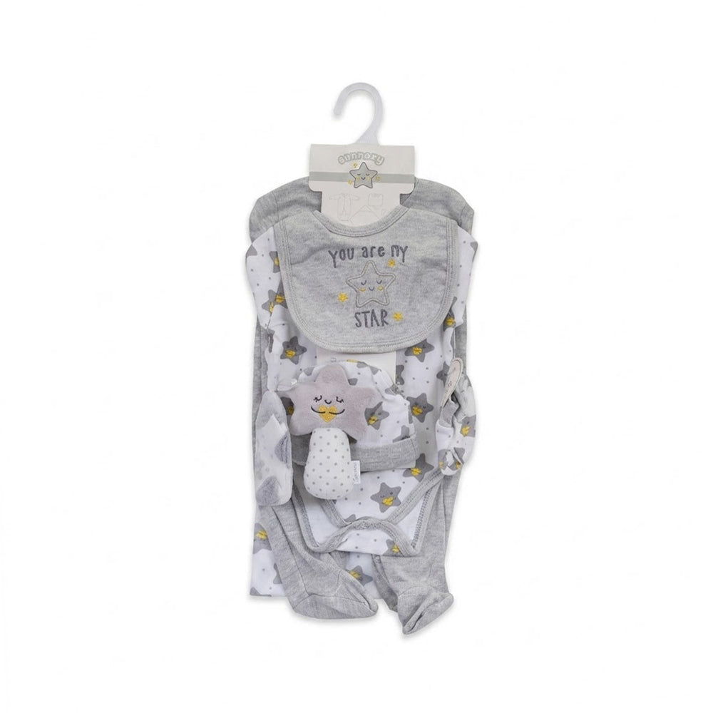 BABY 8PC GIFT SET HANGER GREY IRS-26 3-6M S9306