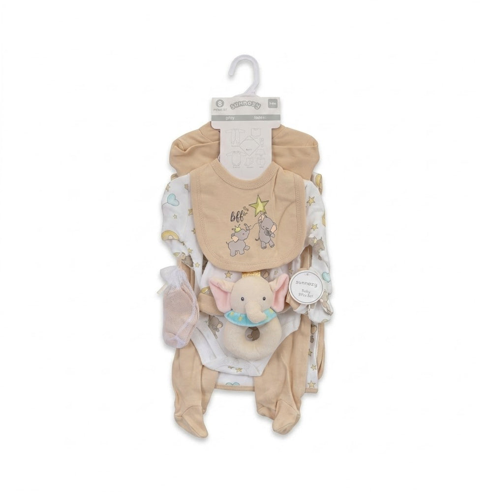 BABY 8PC GIFT SET HANGER SKIN IRS-26 3-6M S9301
