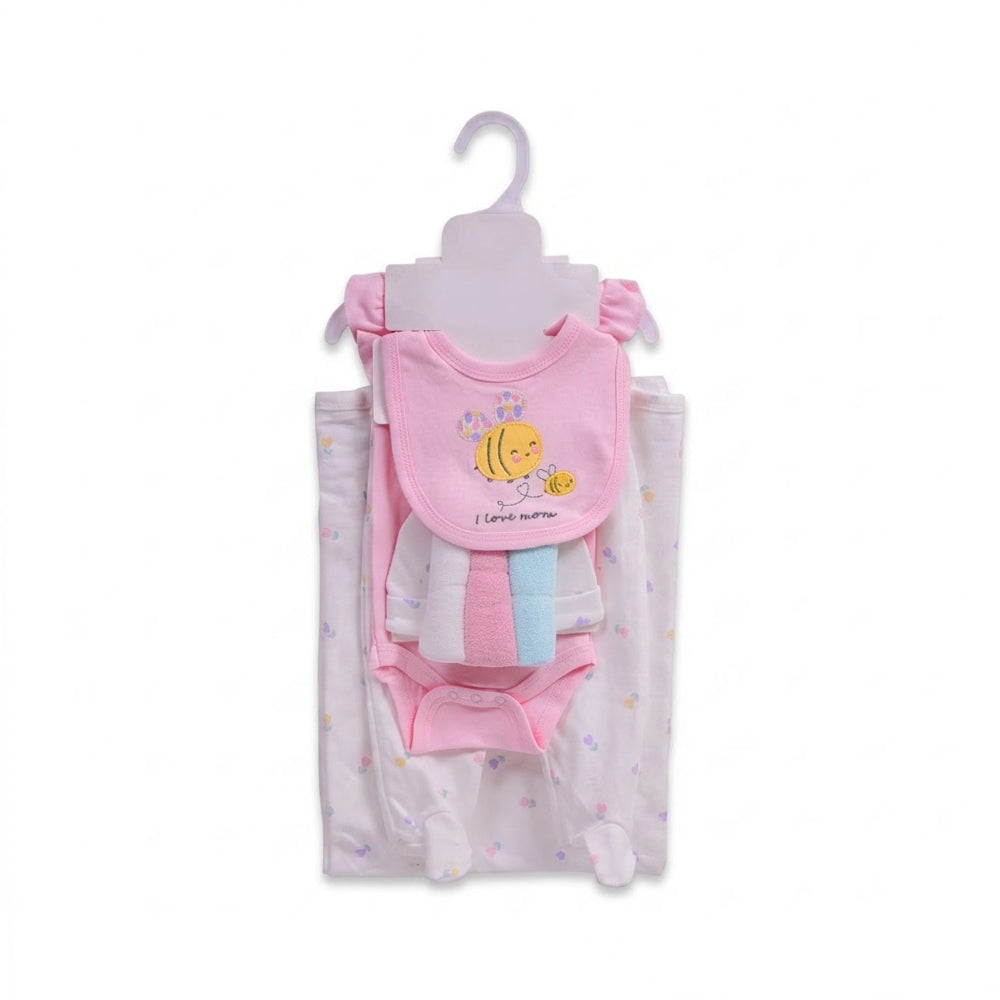 BABY 9PC GIFT SET HANGER PINK IRS-26 0-3M SBK501