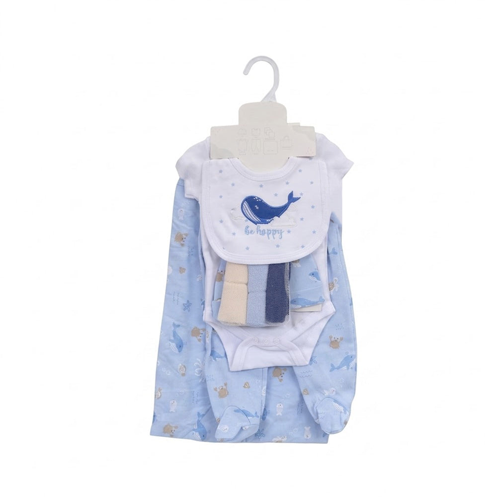 BABY 9PC GIFT SET HANGER SKYBLUE IRS-26 0-3M SBK502