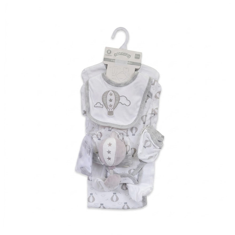 BABY 8PC GIFT SET HANGER GREY IRS-26 S9320