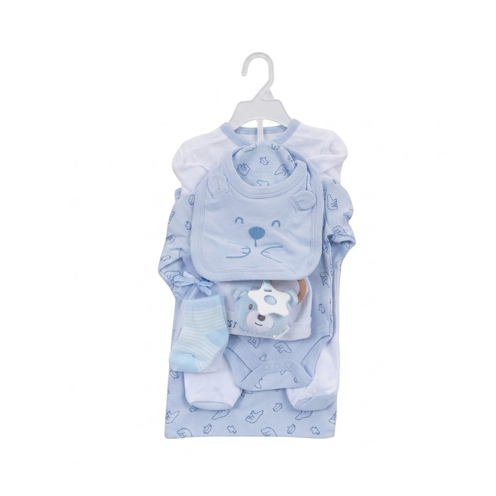 BABY 8PC GIFT SET HANGER SKY BLUE IRS-26 0-3M S9316