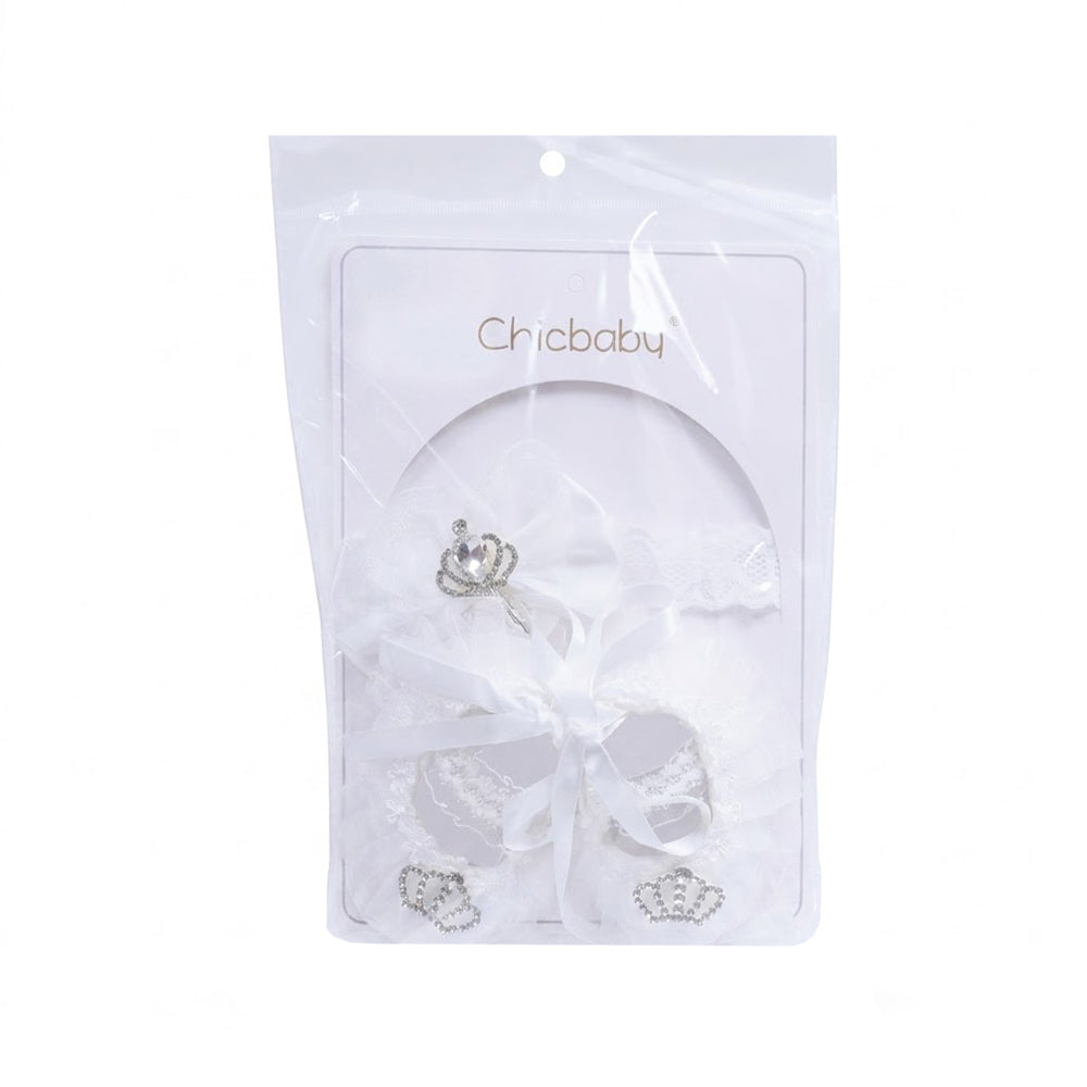 BABY 2PC CAP WITH BOOTIES SET MIX COLOR IR-26 0-6M NO1 (B)