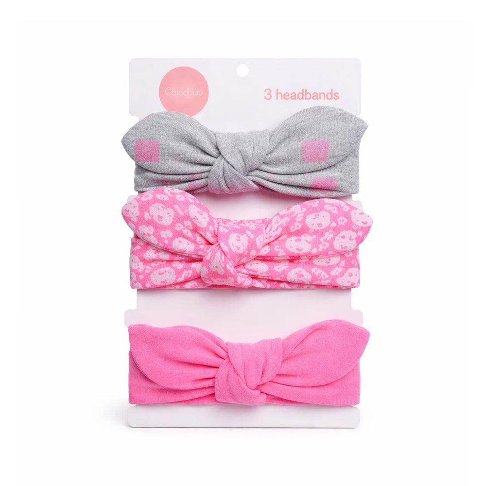 BABY 3PC HEAD BAND SET MIX COLOR IR-26  NO3