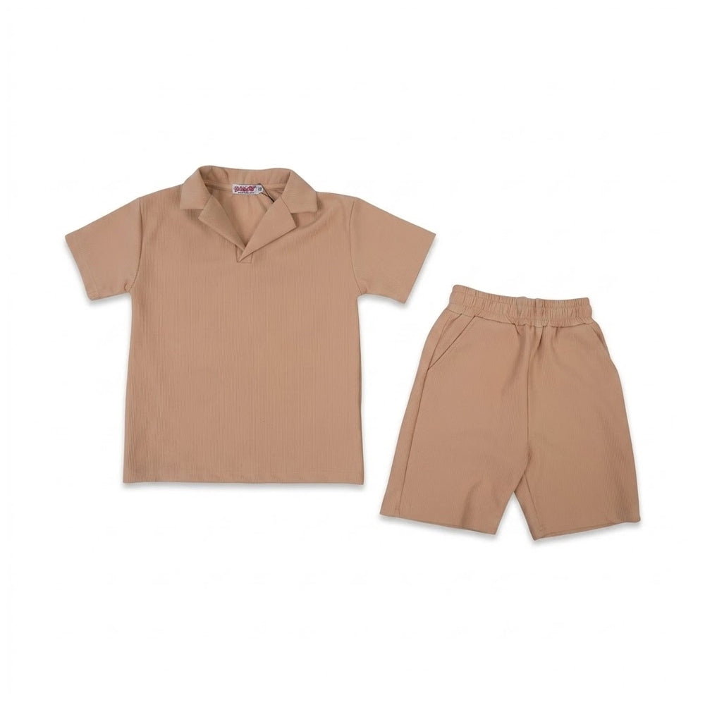 BOYS S/S 2PC KNICKER SUIT SKIN IR S-26 3-4 YEAR NO38