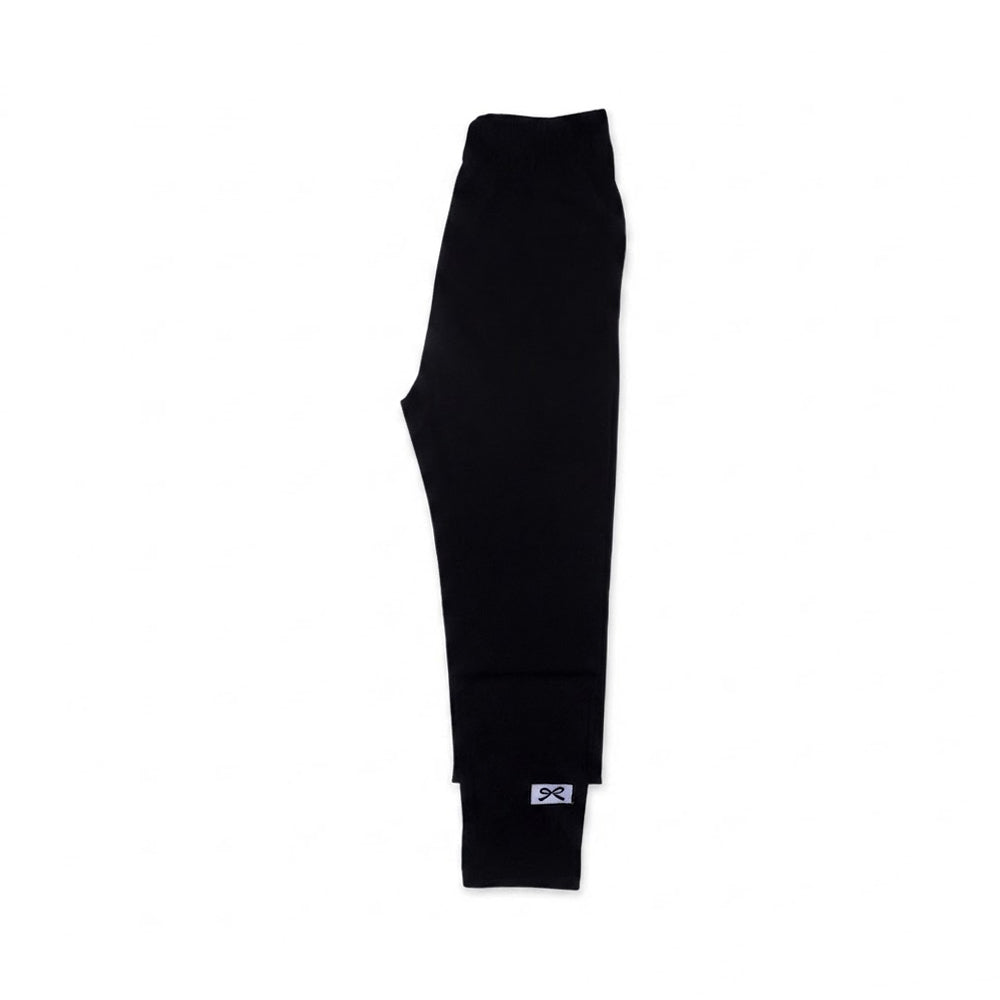 GIRLS TIGHT PLAIN BLACK IRS-26 9-10 YEAR 006