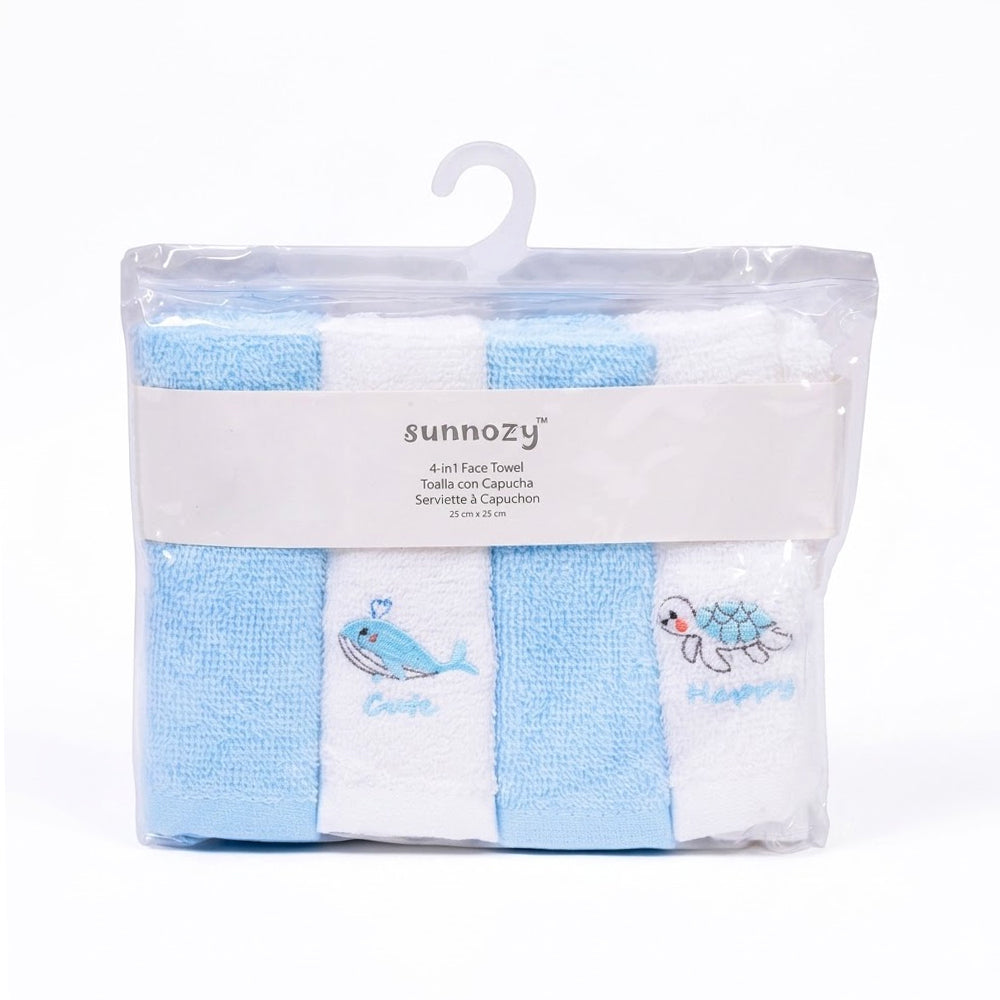 BABY 4PC FACE TOWEL IRS-26 CLTW05-E
