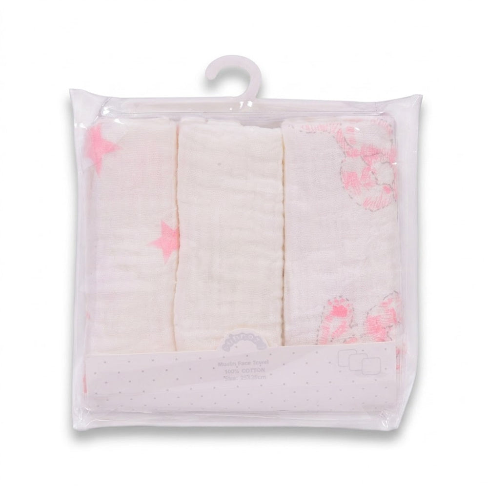 BABY 3PC MUSLIM FACE TOWEL IRS-26 MSL10-P
