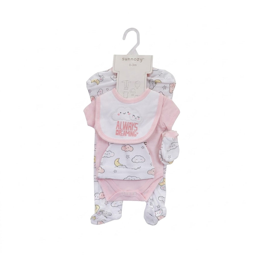 BABY 5PC GIFT SET HANGER WHITE IRS-26 0-3M S5387